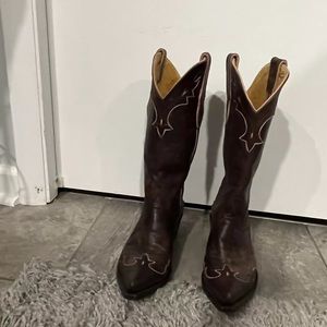 Old Gringo brown and pink inlay